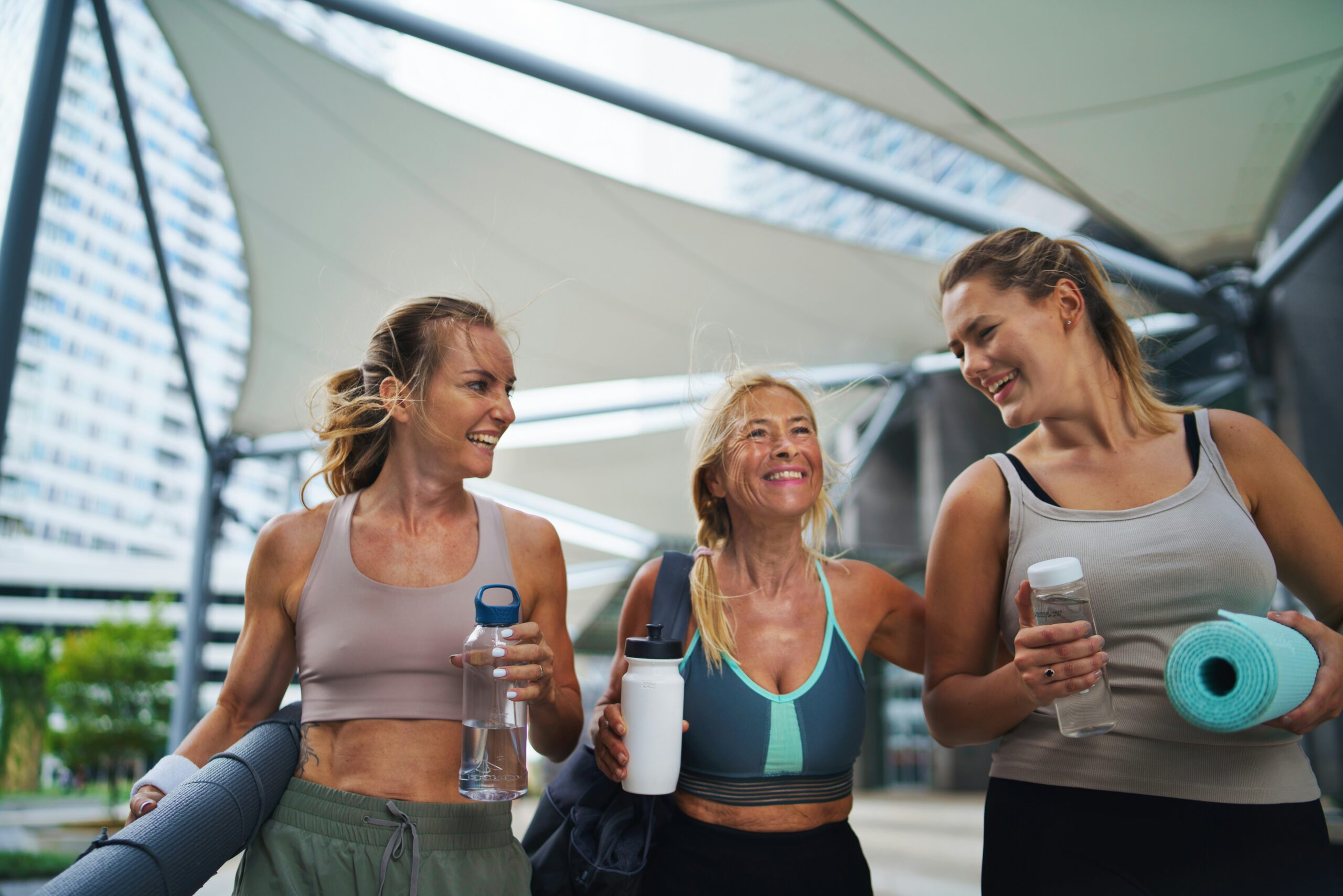 Woman enjoying healthy lifestyle